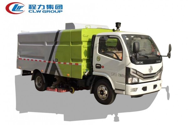 国六智能型【1.2方水 5.2方尘】东风多利卡D6 吸尘车